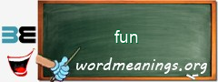 WordMeaning blackboard for fun